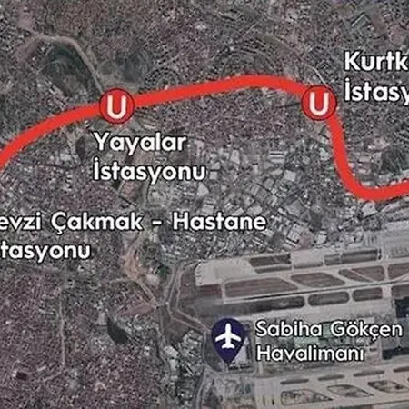 15 Min To Saw Airport + 5 Min To Metro